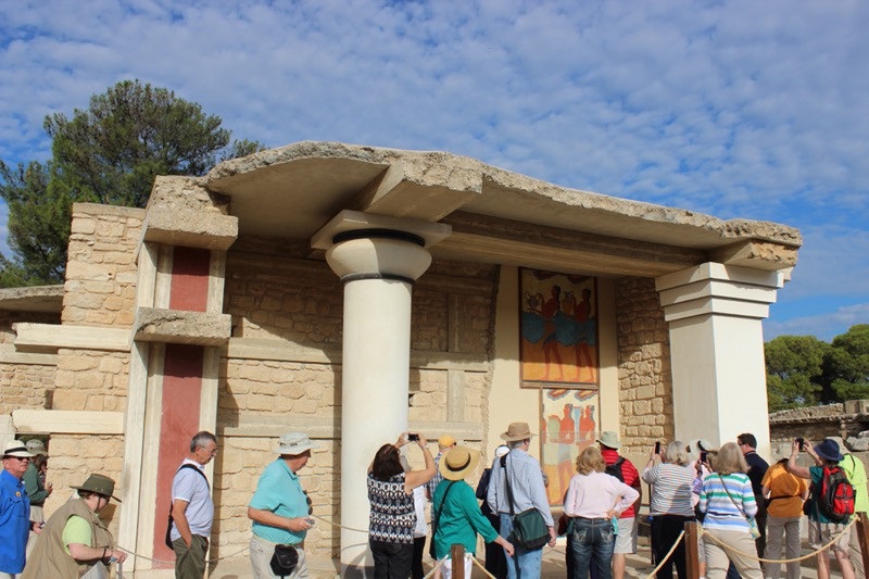 Reconstructed section of Palace of Knossos 