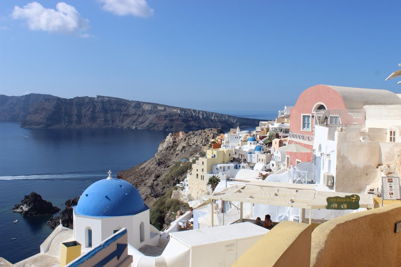 Iconic view of Oia
