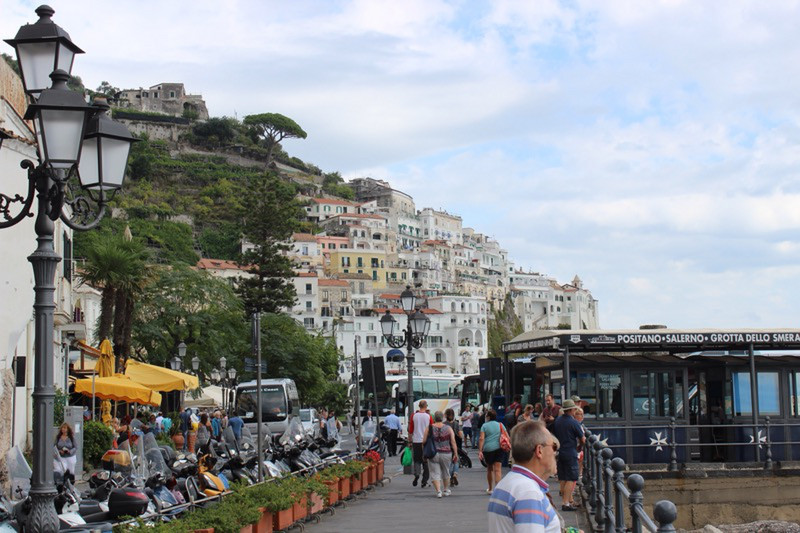 Amalfi main street 
