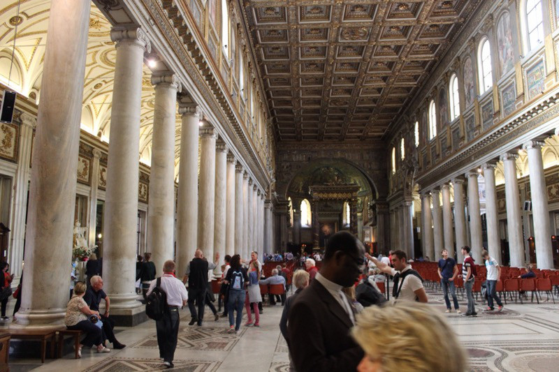 Central nave of Basilica of Santa Maria Maggiore