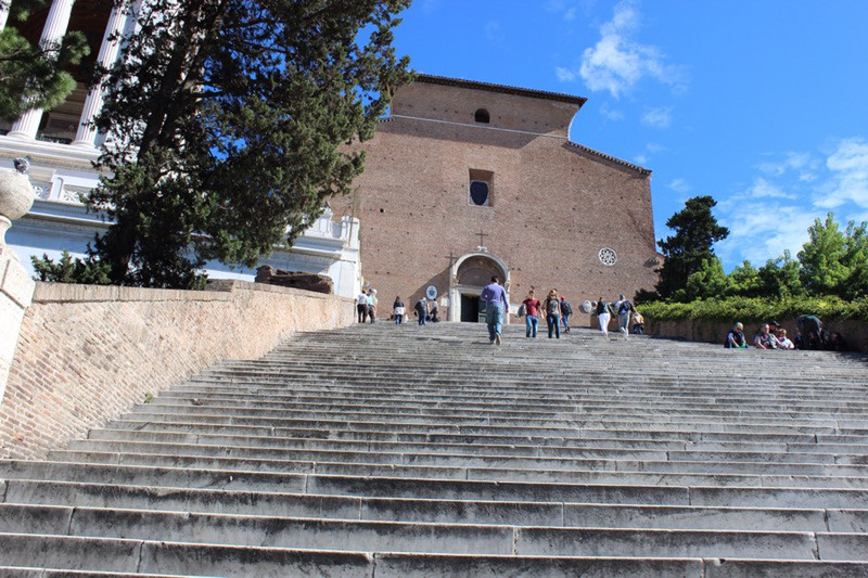Steps to Basilica of Santa Maria in Aracocli