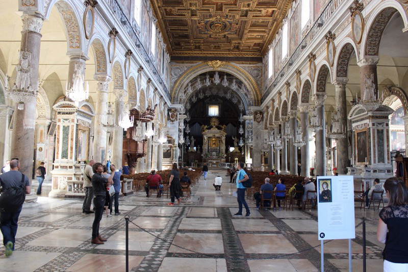 Interior of Basilica of Santa Maria in Aracocli