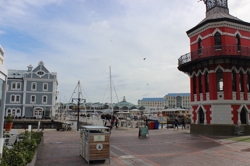 V&A Waterfront, Clock Tower in foreground