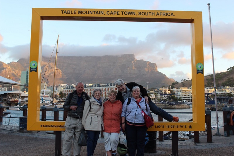 Table Mountain with the group