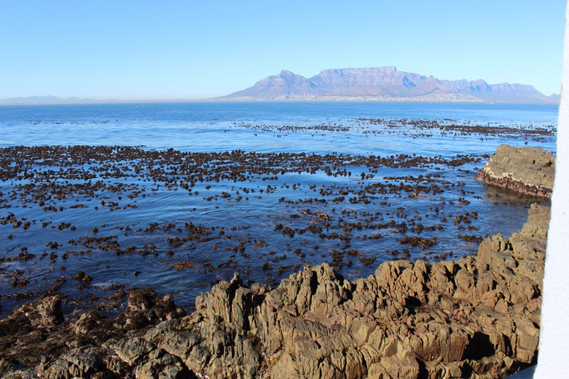 North end of Robben Island, looking back at Table Mountain