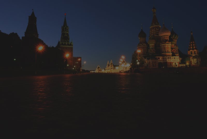 Kremlin/ St. Basil@ night