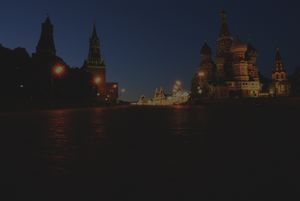 Kremlin/ St. Basil@ night
