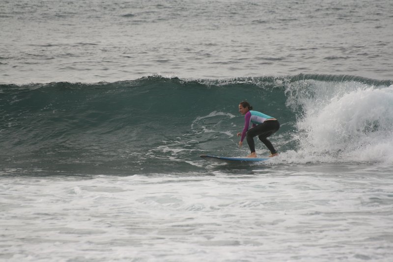 Audge owning a big wave!