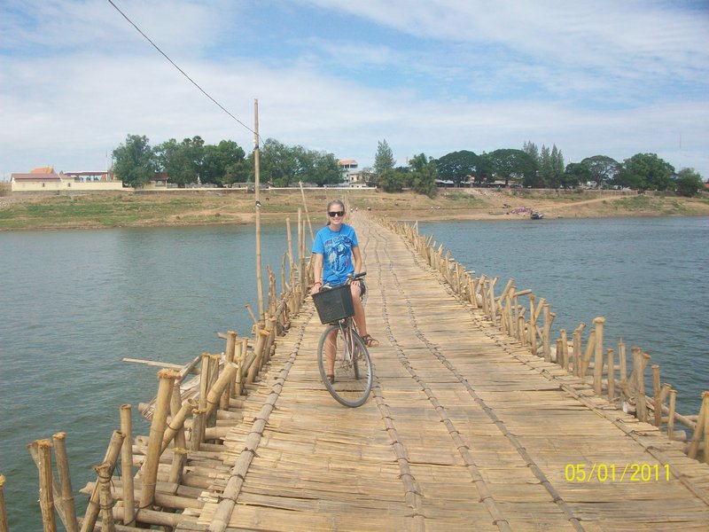 Gabrielle on the Bamboo Bridge