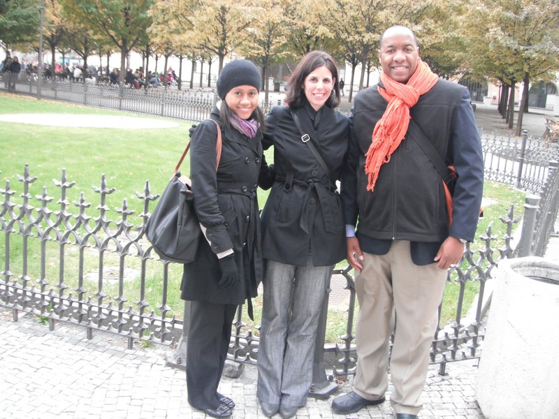 Tamara, Lou and I in the Old Town Square