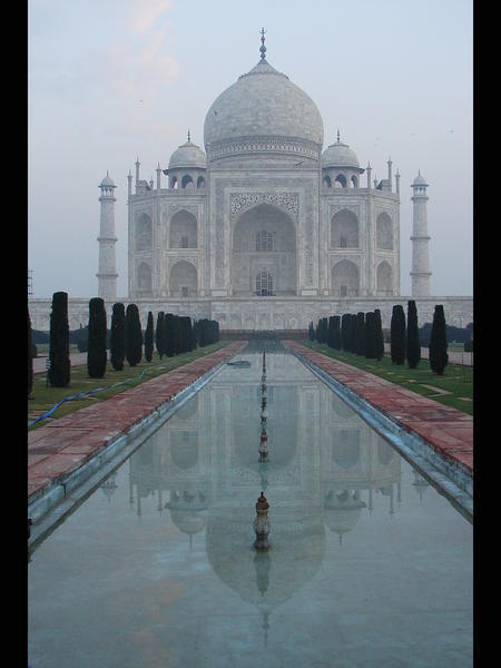 Taj Mahal Mirror Image