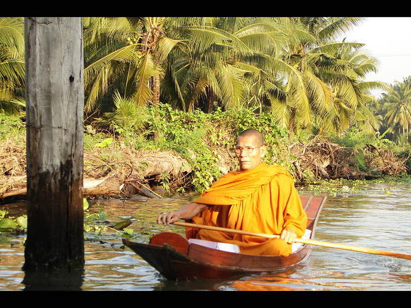Monk on the Canal