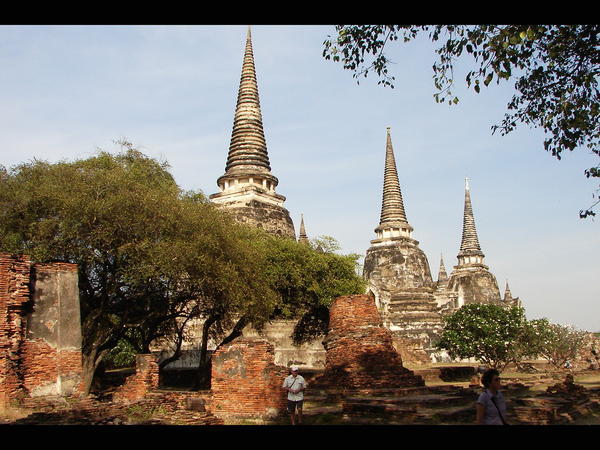 Three Stupas