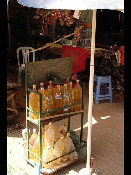 Typical Cambodian Gas Station