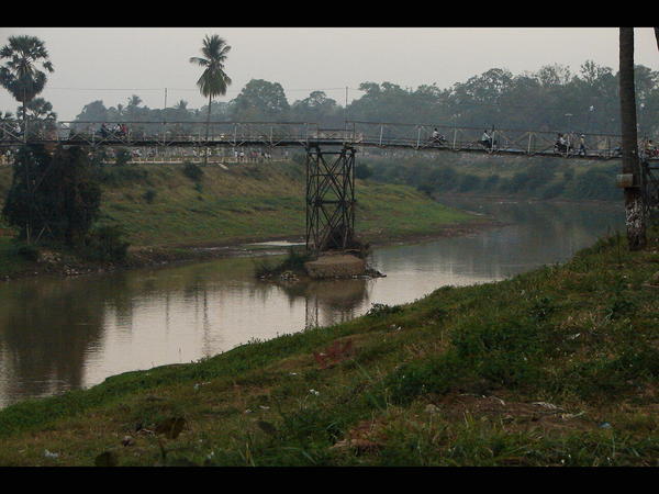 Stung Sangker River Passing Through Battambang