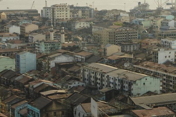 View of Yangon (falling apart)