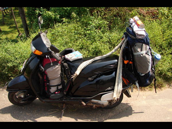 Scooter and Bags