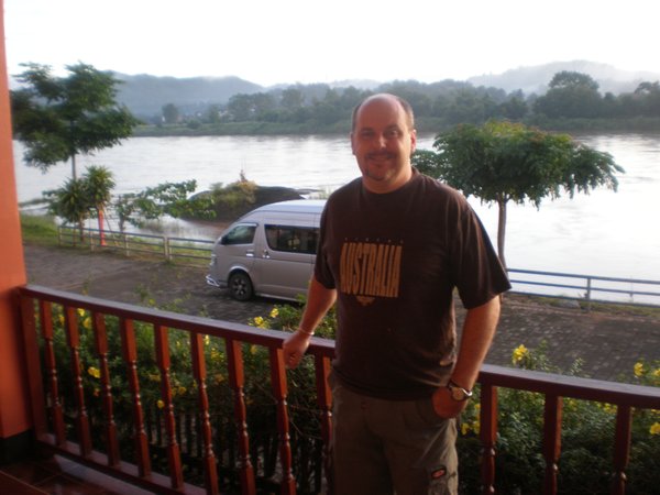 Scott with Laos in the Background 2