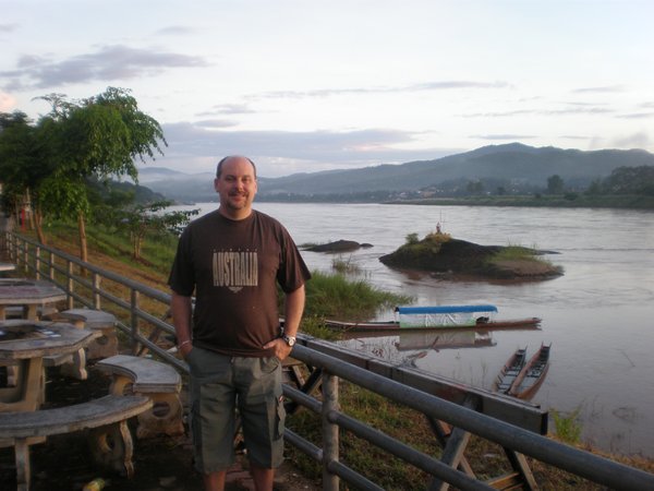 Scott with Laos in the Background 1