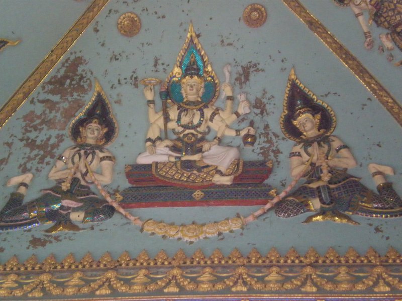 Artwork on the Ceiling Under the Victory Gate