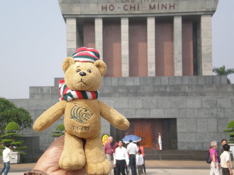 Tiger Ted @ Ho Chi Minh Mausoleum