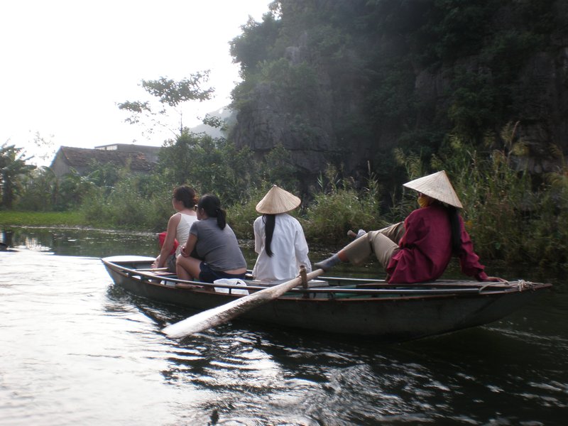 Boat Ride at Tam Coc