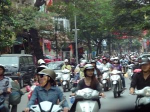 Hanoi Traffic in the Day