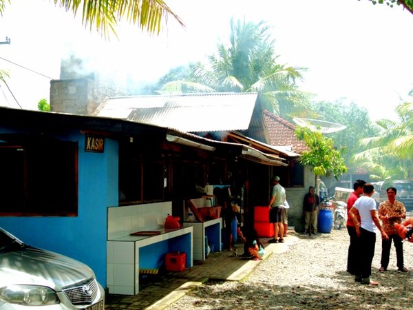 Warung kitchen at Lovina