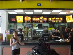 MacDonalds in Bali Airport