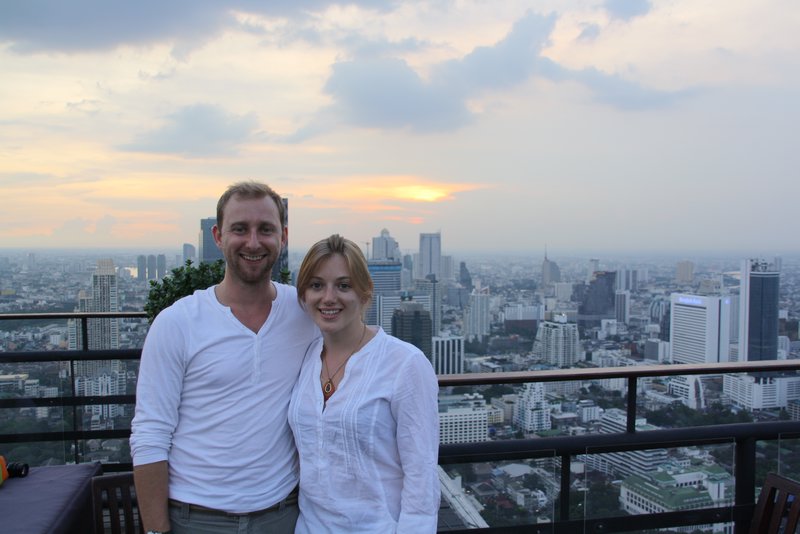 Us at the top of Bangkok