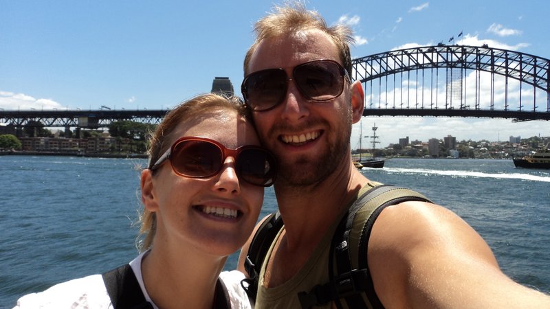 us and the Harbour Bridge