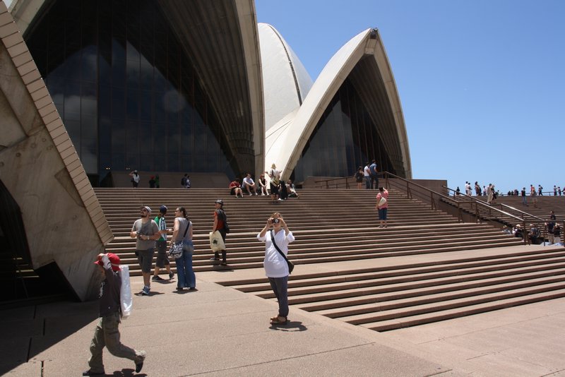 Camera Girl and Sydney Opera House