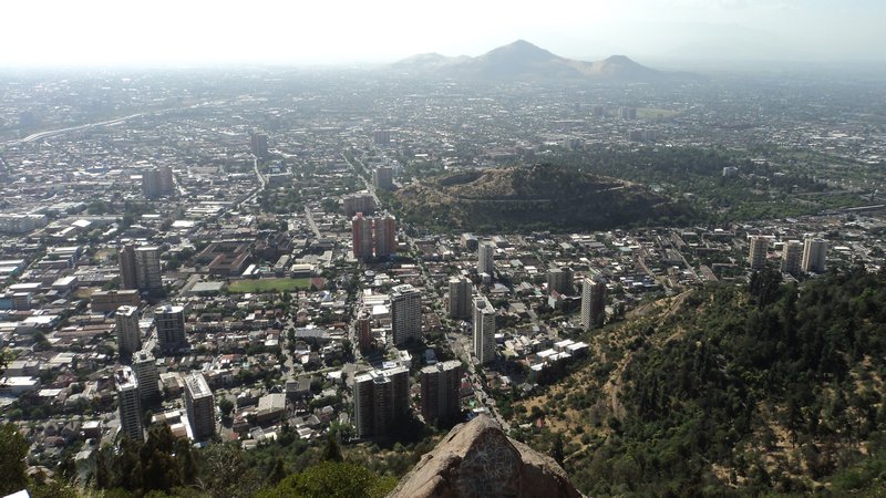 View accross Santiago