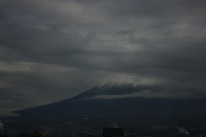 Mt Fuji out of the Train