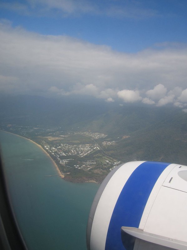 Flying into Cairns