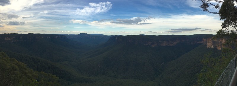 Panorama from Evans Lookout