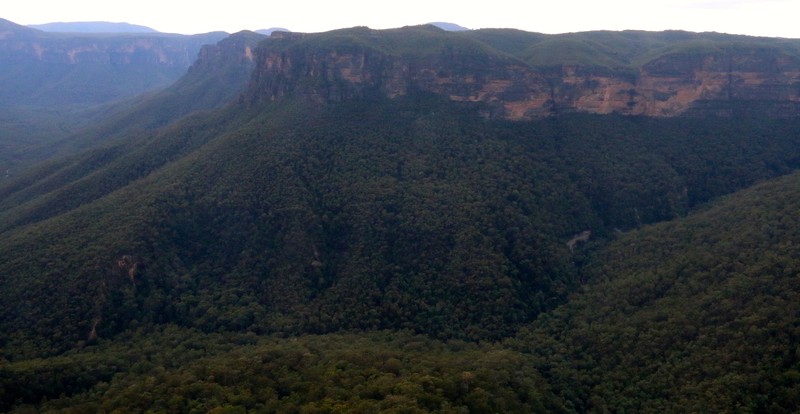 Cliffs from Evans Lookout