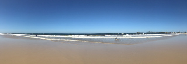 Panorama of the Beach at Tuncurry