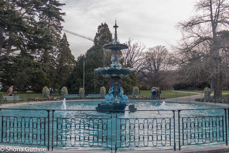 Botanical Gardens & Peacock Fountain