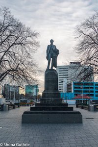 Cathedral Square - John Godley Statue
