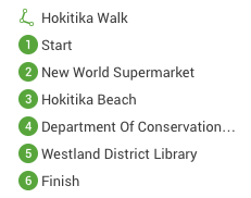 Hokitika Walk Legend