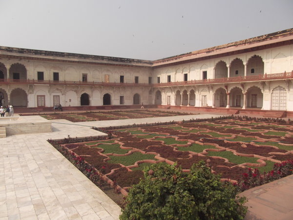 Agra Fort Courtyard
