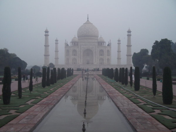 The Taj before sunrise
