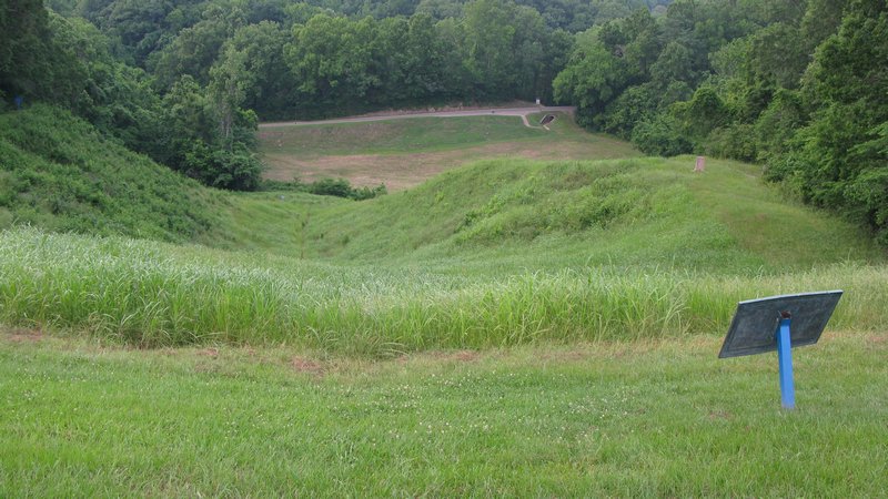Thayers approach as seen from Confederate positions
