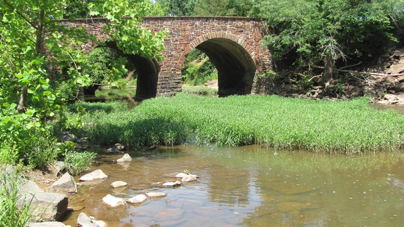 The stone bridge over Bull Run