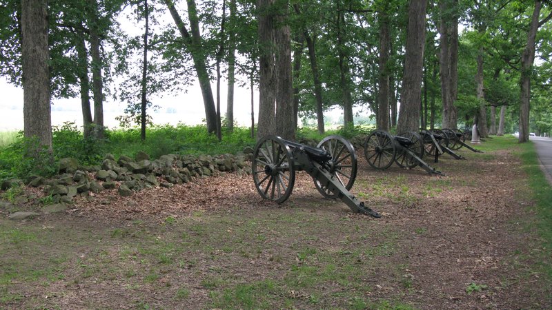 Confederate canon at Gettysburg