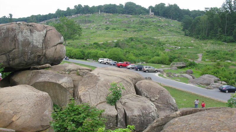 Little Round Top as seen from the Devil's Den