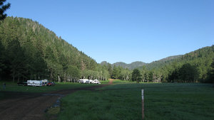 large open field for dispersed camping