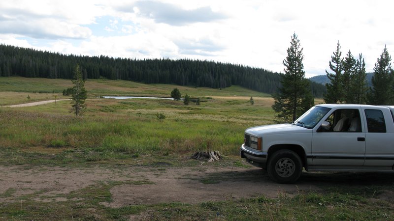 My dispersed campground East of Steamboat - Free