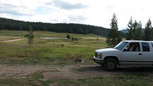My dispersed campground East of Steamboat - Free
